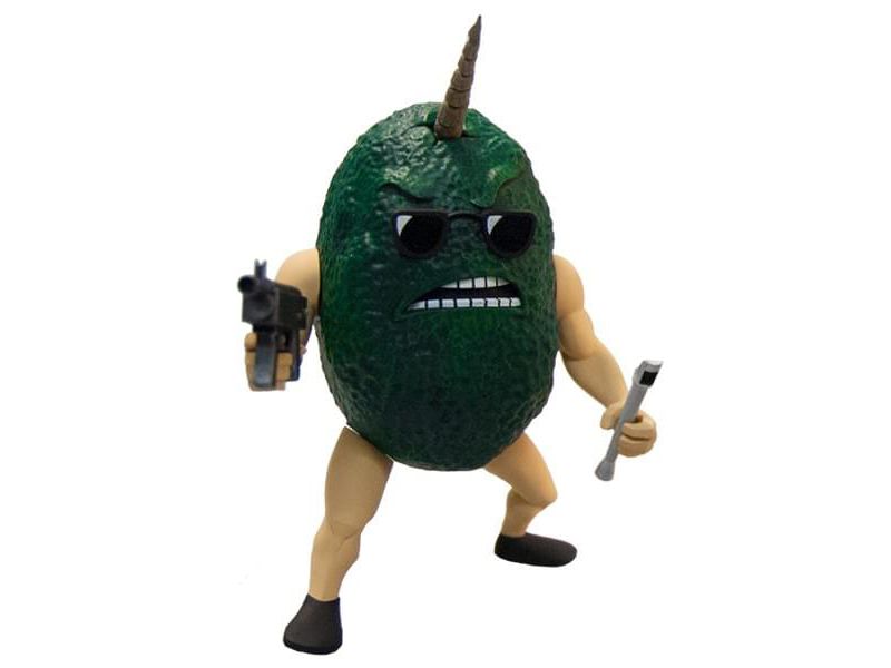Mezco Toyz Axe Cop 4" Figure Avocado Soldier