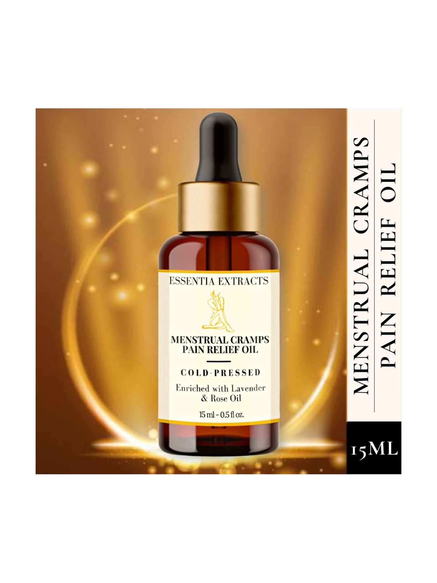 Essentia Extracts Menstrual Cramps Pain Relief Oil - 15 ml