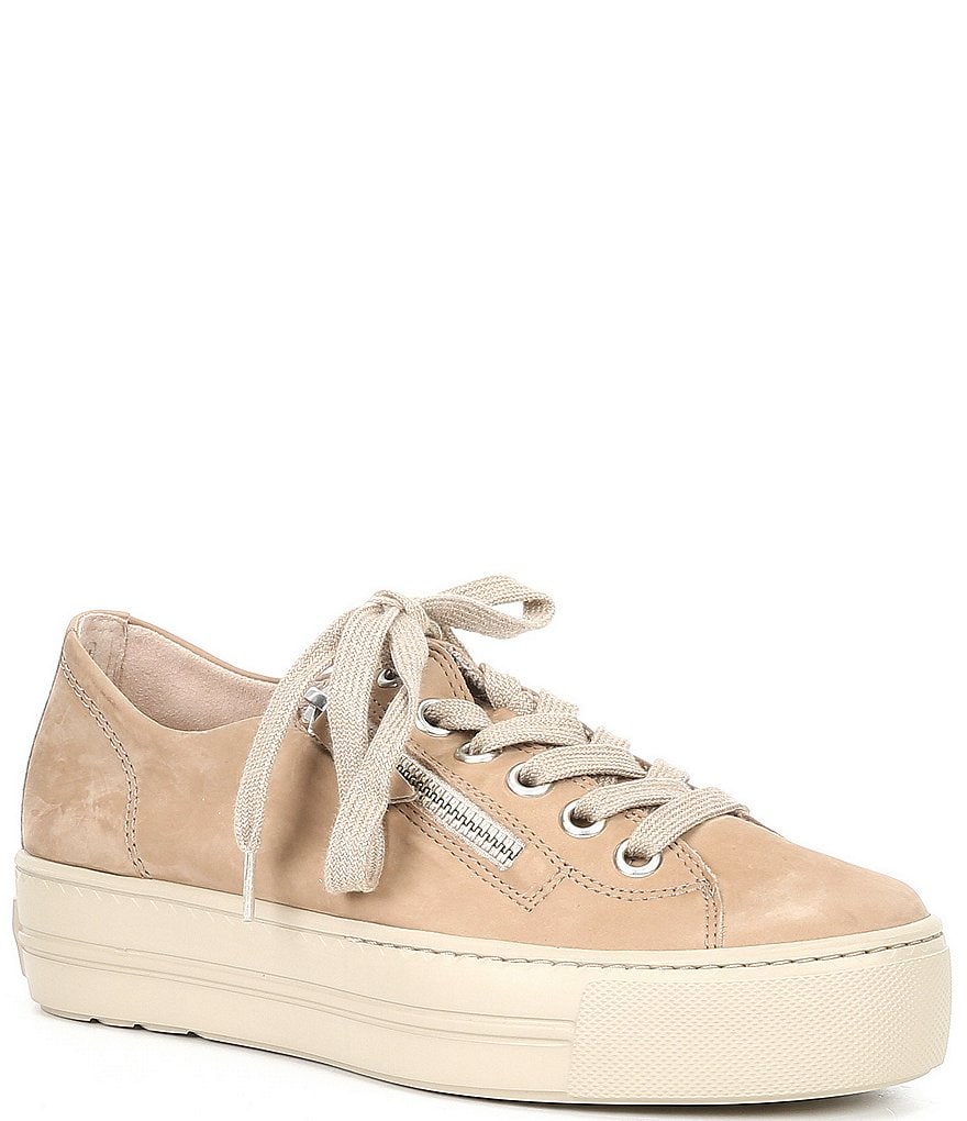 Paul Green Harper Side Zip Lace-Up Sneakers