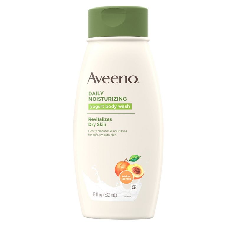 Aveeno Daily Moisturizing Yogurt Body Wash with Apricot- 18 fl oz