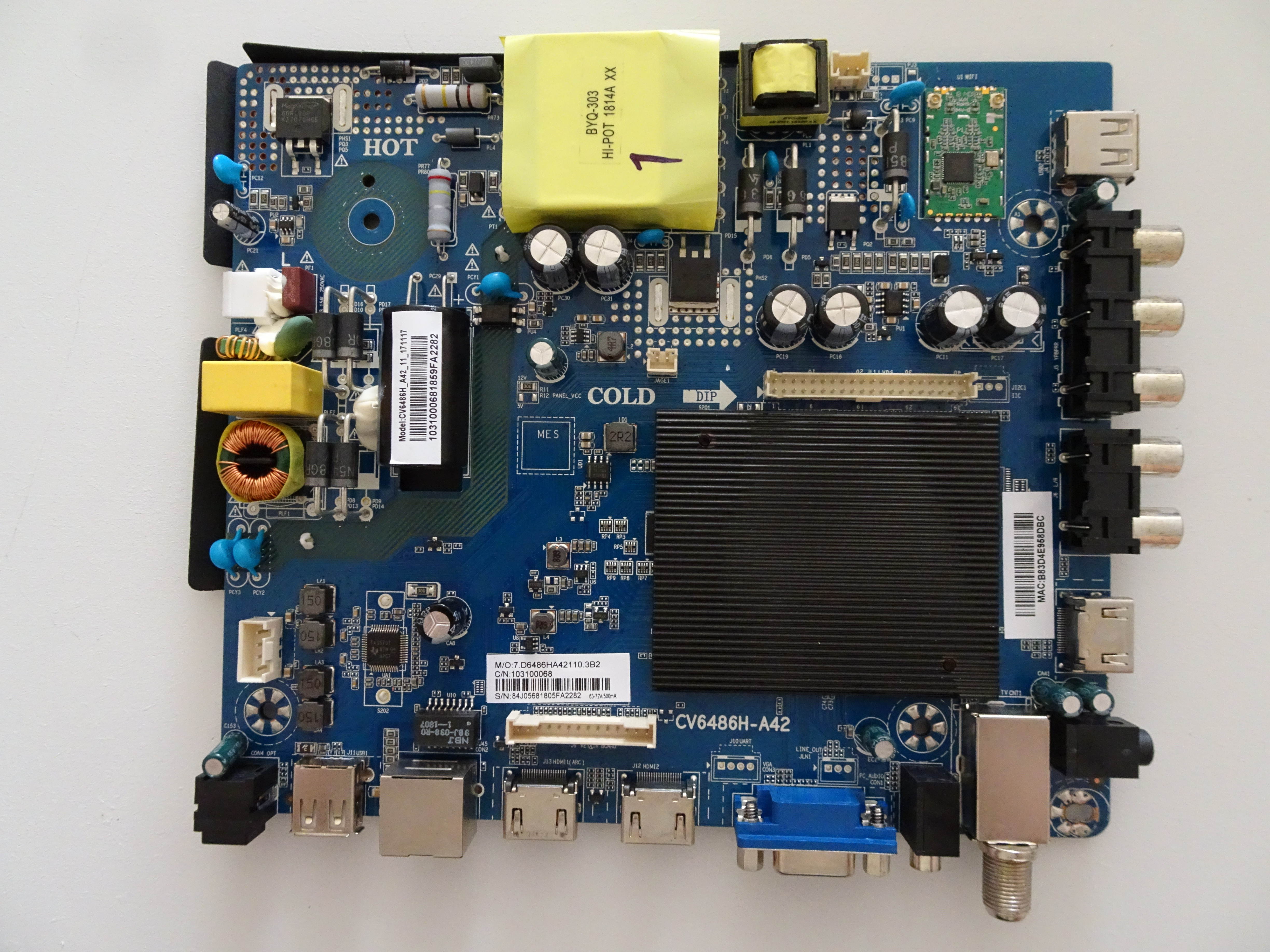 Element E2SW3918 Main Board (CV6486H-A42, 84J0568) E18069-SY