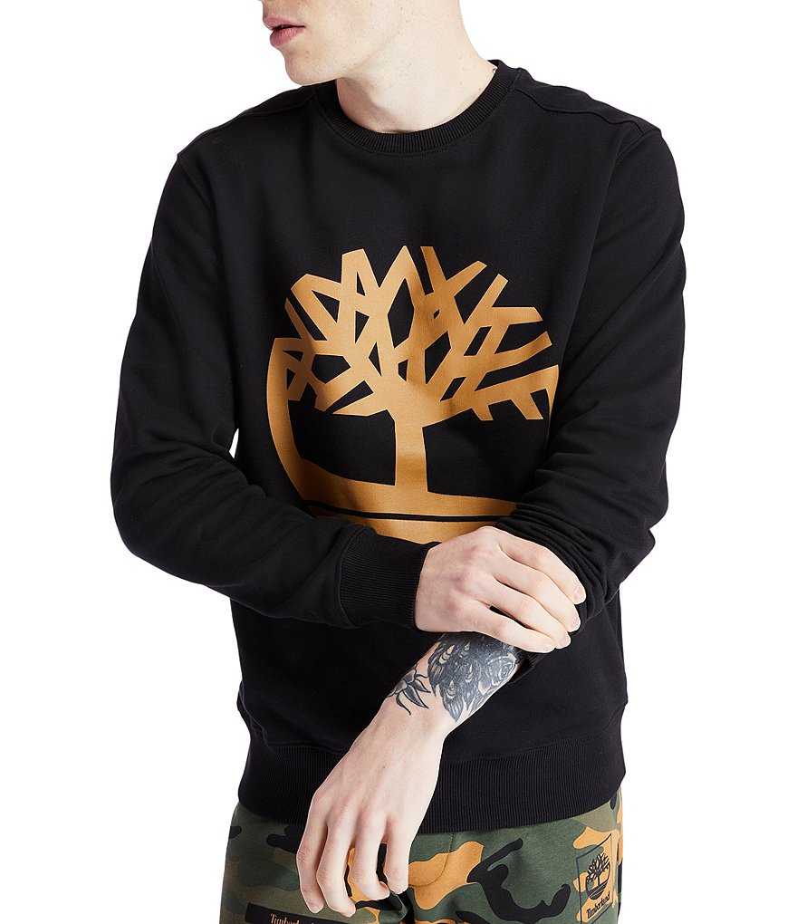 Timberland Core Tree Logo Brushback Sweatshirt