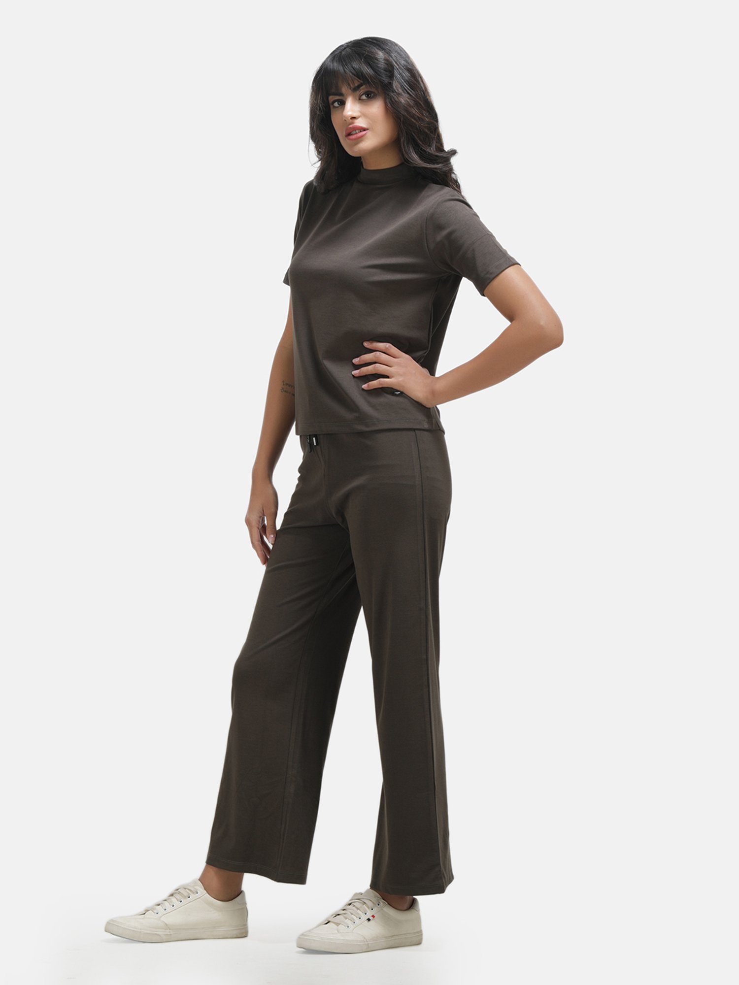 KOI SLEEPWEAR Olive Top With Pants