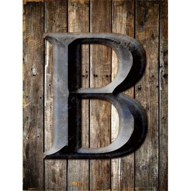 Smart Blonde P-1266 9 x 12 in. Letter B Metal Novelty Parking Sign