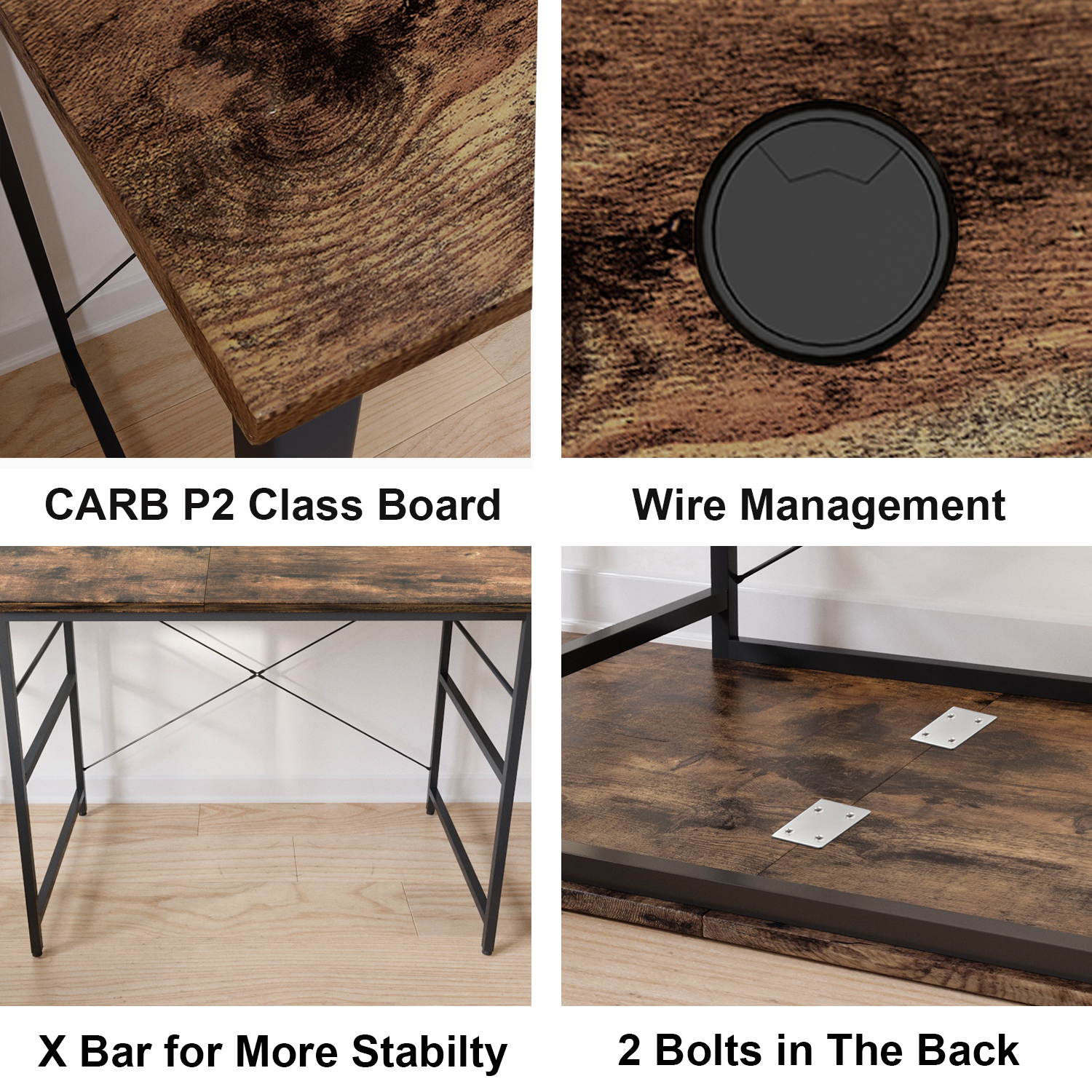 Bestier L Shaped Desk with Shelves 95.2 Inch Reversible Corner Computer Desk or 2 Person Long Table for Home Office Large Gaming Writing Storage Workstation P2 Board with 3 Cable Holes, Grey Oak