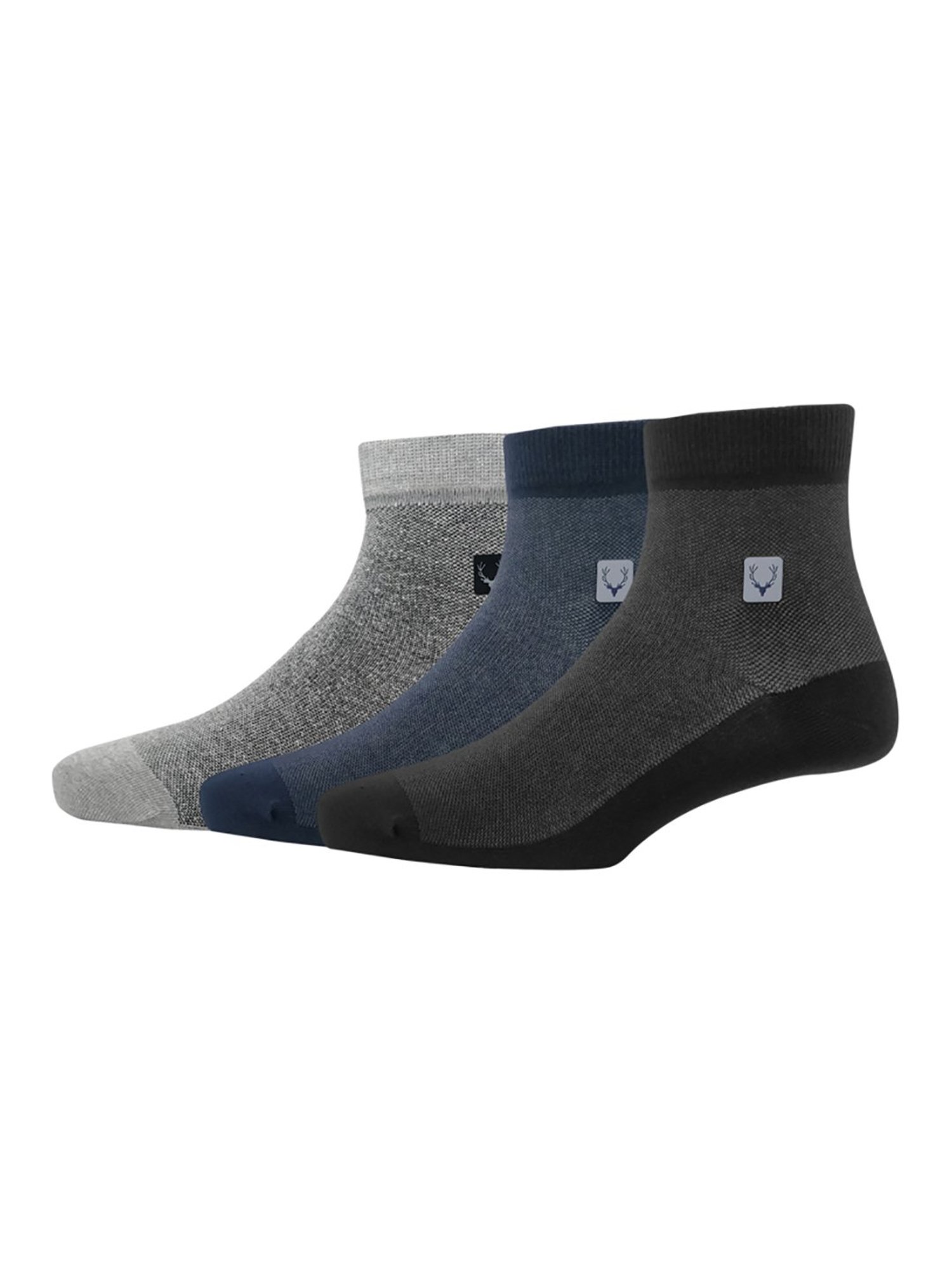 Bonjour Brown and Black Socks (Pack Of 2)