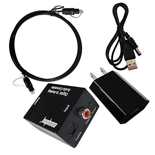 192kHz DAC Converter Digital to Analog Audio Converter Adapter with Fiber Cable USNE_DAC3.5_50CM_USB