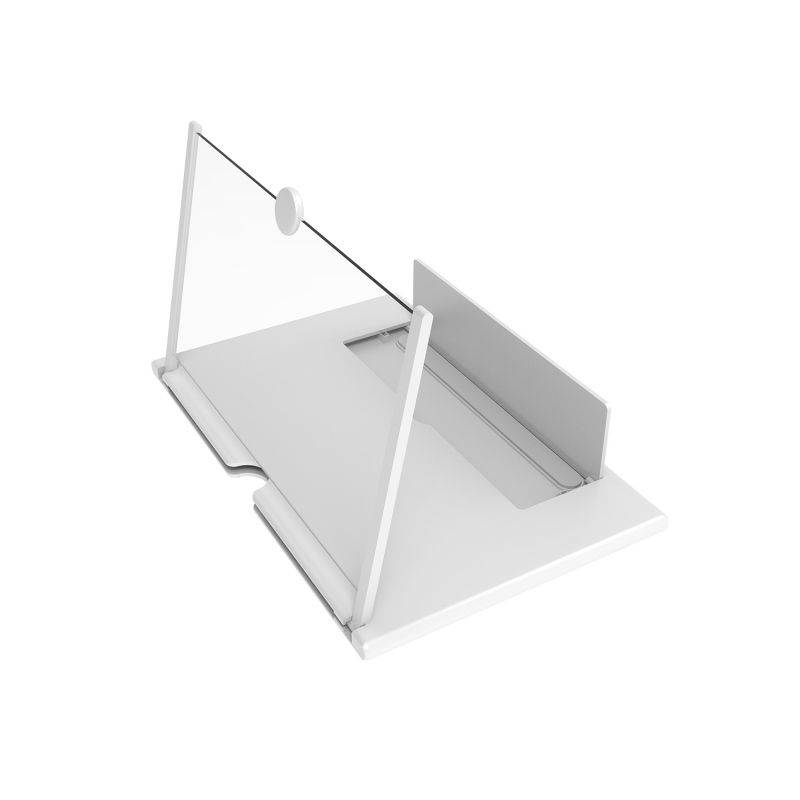 Donwell 12" Mobile Phone Screen Magnifier 3D HD Video Amplifier Pull-out Stand Bracket For Apple iPhone 11/11Pro/11Pro Max/12/12 Pro/12 Pro Max,For Samsung Galaxy Note 20/20 Ultra/Note 10+/10+5G