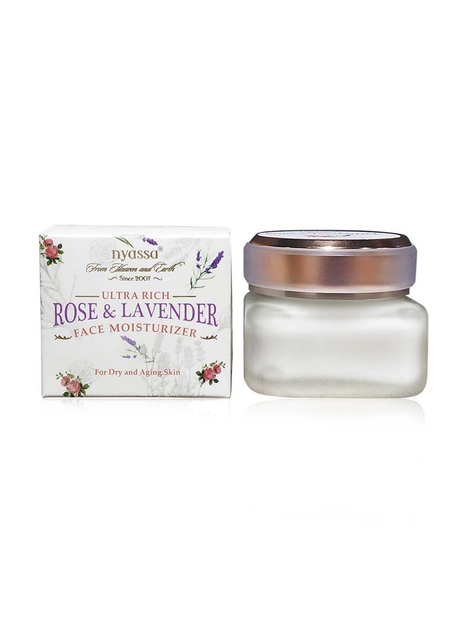 Nyassa Ultra Rich Rose and Lavender Face Moisturizer - 50 gm