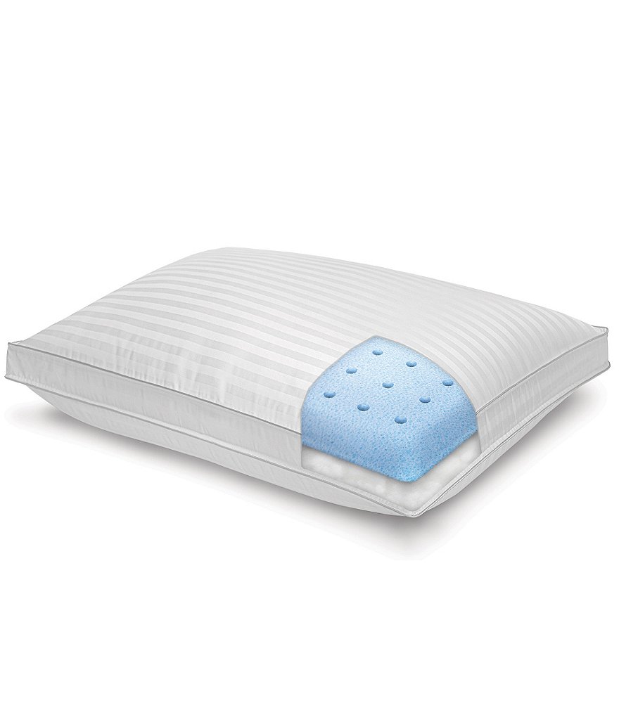 Sensorpedic Memory Foam Wedge Pillow with Cooling Gel Coating