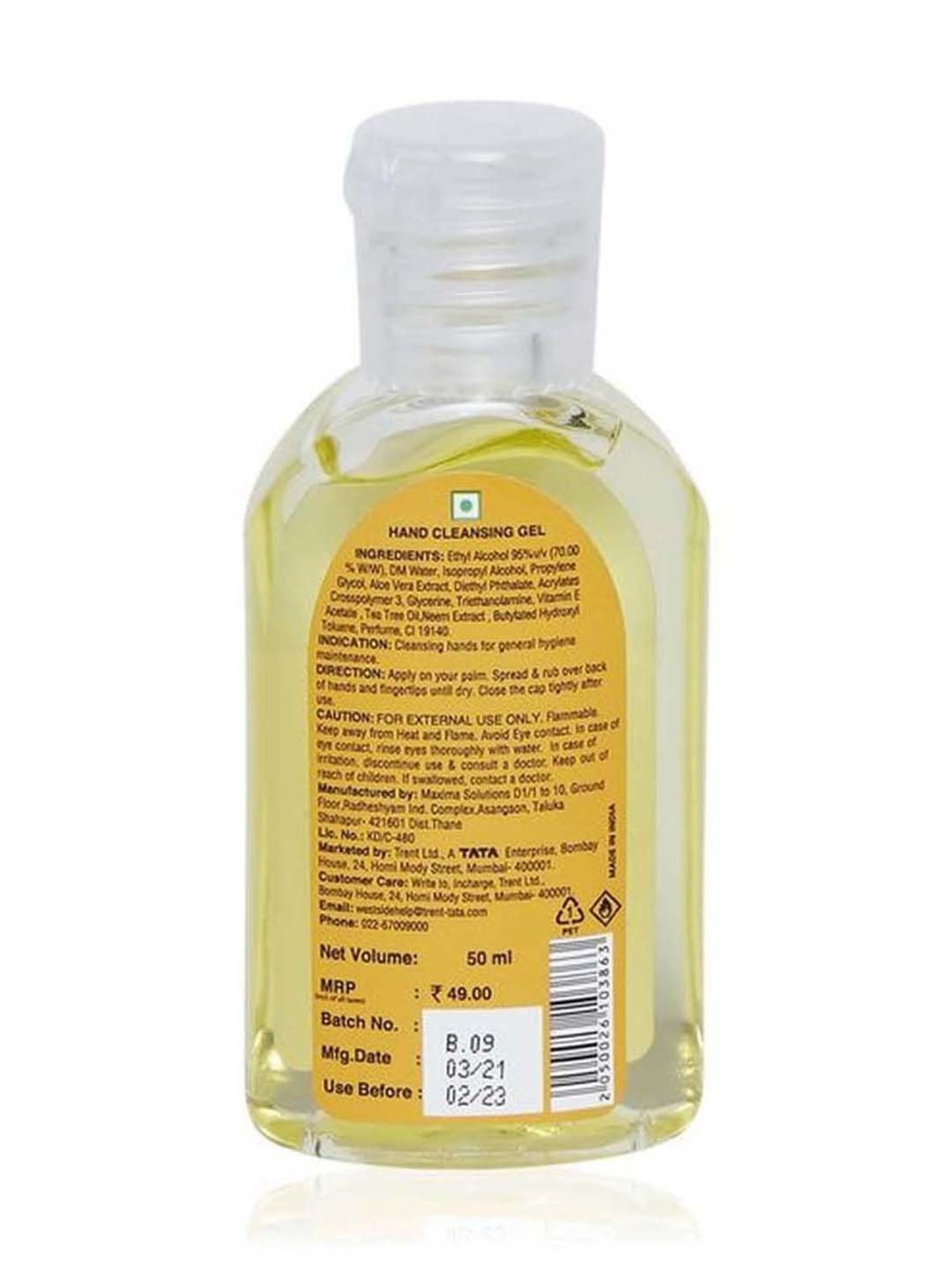 Studiowest Sun Rise Hand Cleansing Gel - 50 ml