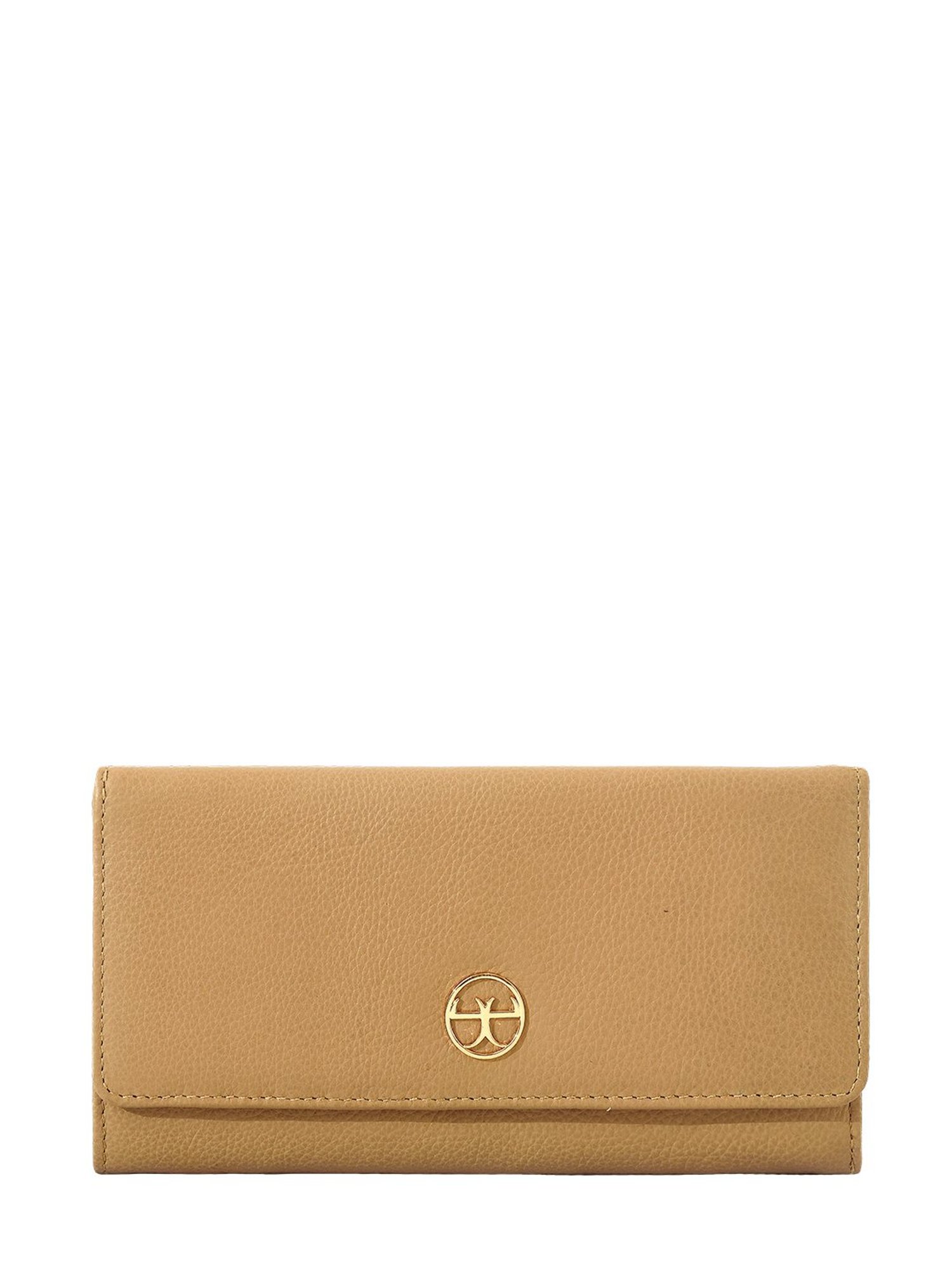 Eske Tan Tri-Fold Wallet for Women