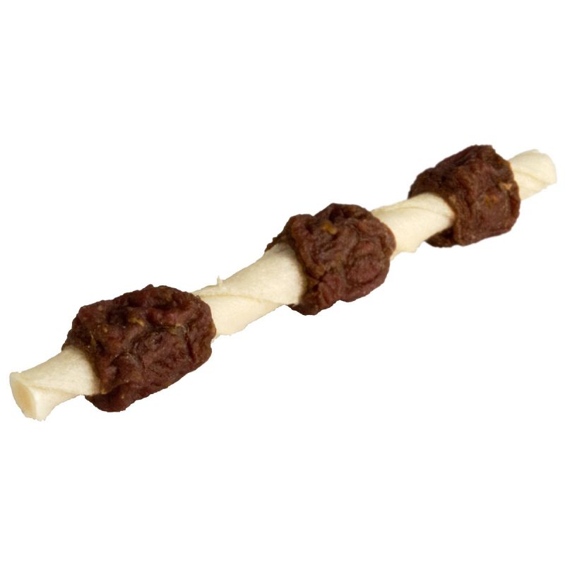 Buffalo Range Jerky Kabobs Hickory Smoked Flavor Rawhide Chew Dog Treats - 18ct