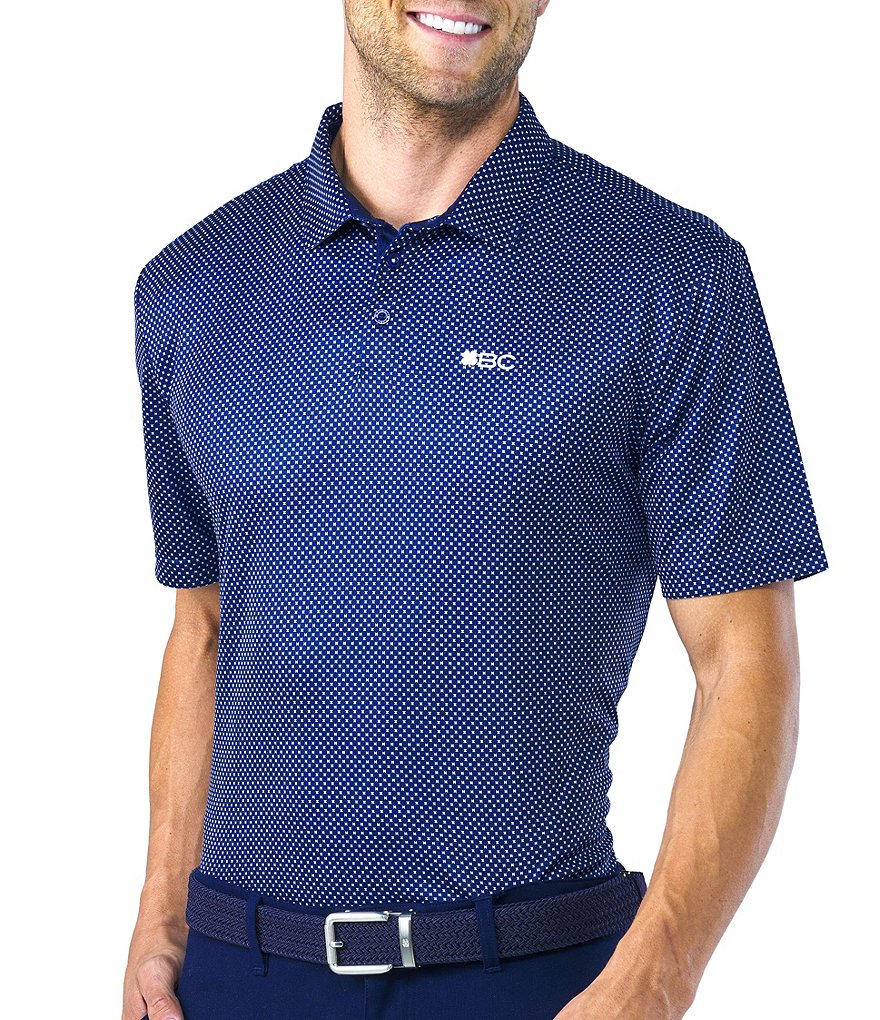 BLACK CLOVER Lucky Fit Short-Sleeve Dominion Dri-Balance&trade; Polo