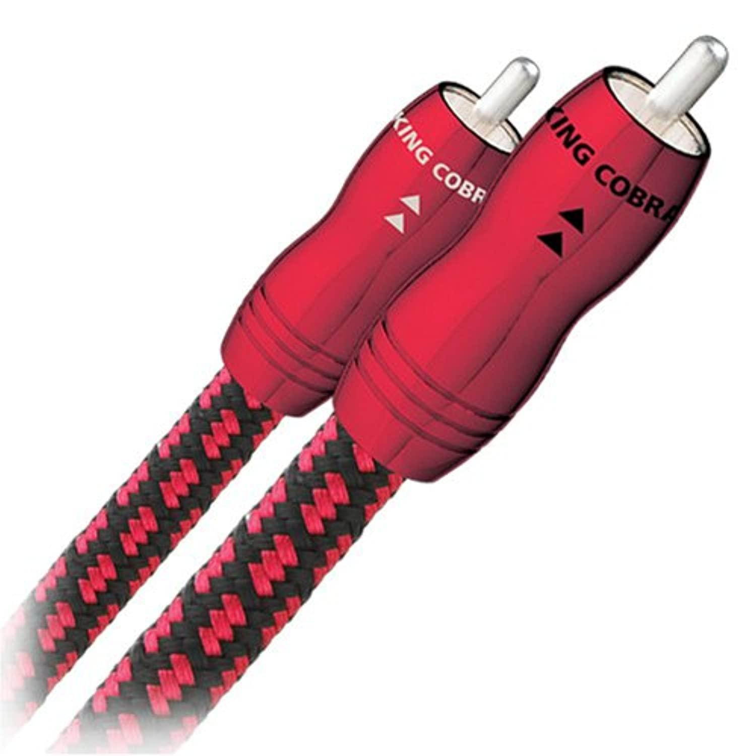 AudioQuest Kingcobra audio cable - RCA plugs 1m 3.28 feet stereo pair