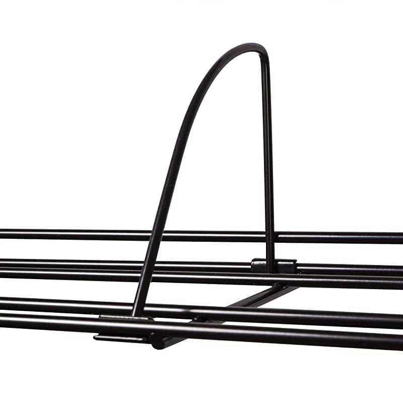 Maxsteel 12 Tier Shelving - Heavy Gauge Steel Wire Shelving for 864 CD/450 DVD/Blu-Ray/Games in Gunmetal,38408071