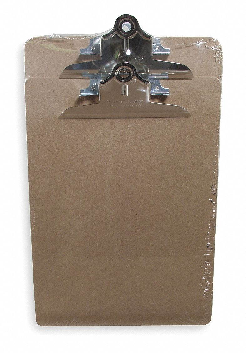SAUNDERS 05724 8-1/2" x 11" Clipboard, Light Brown