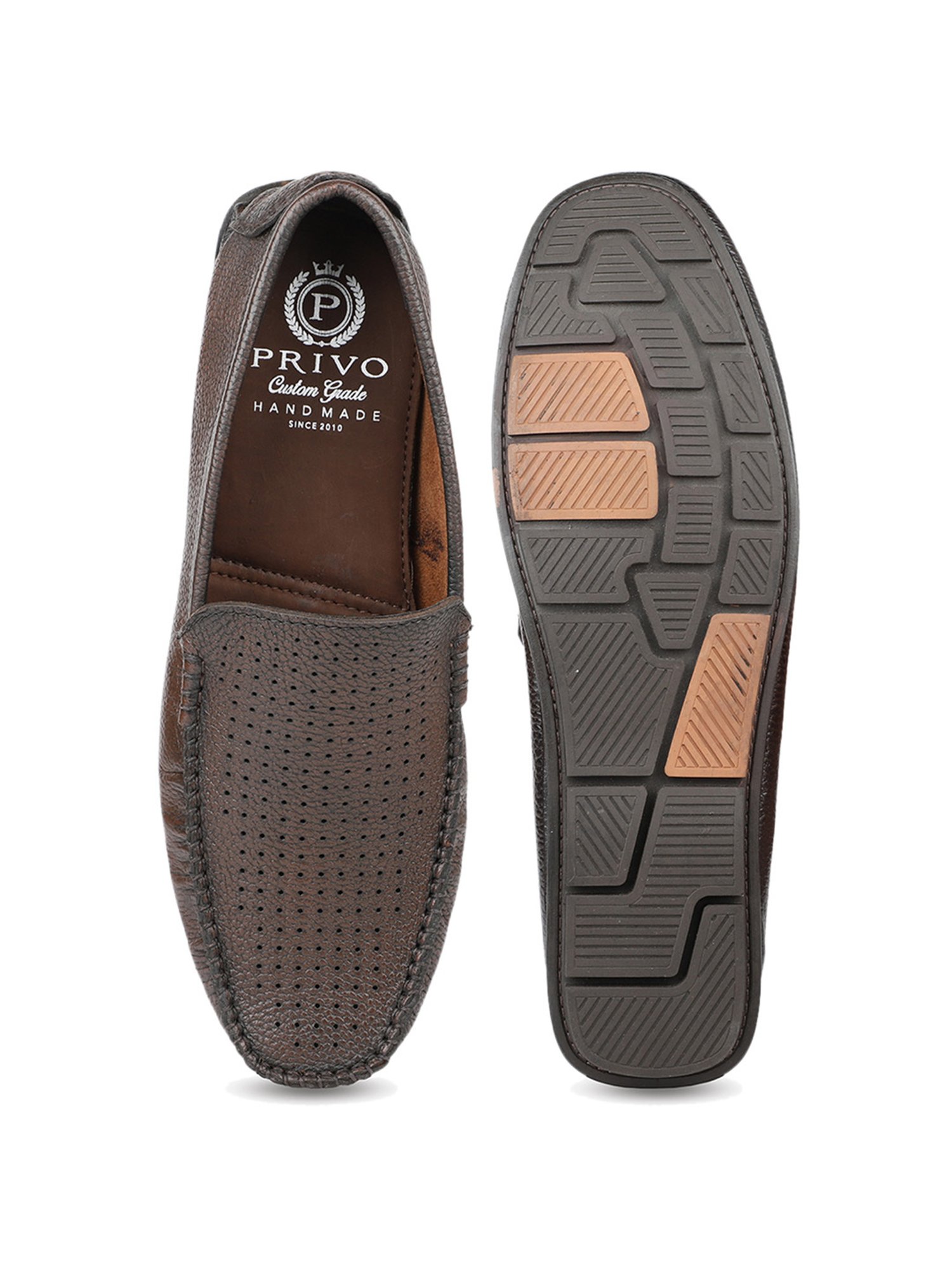 Privo by Inc.5 Men's Brown Casual Loafers