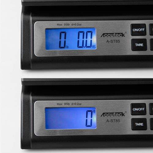 Accuteck Heavy Duty Postal Shipping Scale with Extra Large Display, Batteries and AC Adapter (A-ST85C)