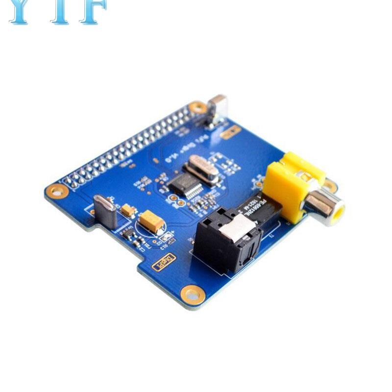 Compatible Raspberry Pi 3/2 Replacement HIFI DiGi+ Digital Sound Card I2S SPDIF