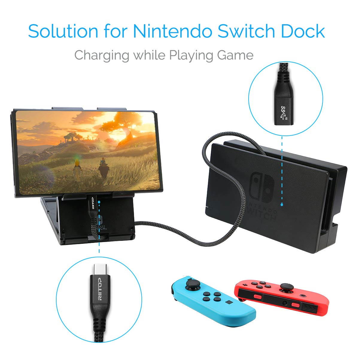 Micro Connectors 8-Inch USB 3.1 Type C to USB 3.0 Type A Female Adapter (E07-174-OTG)