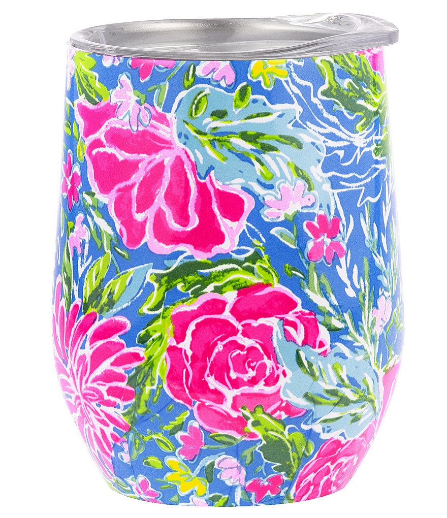 Lilly Pulitzer Bunny Business Wine Tumbler