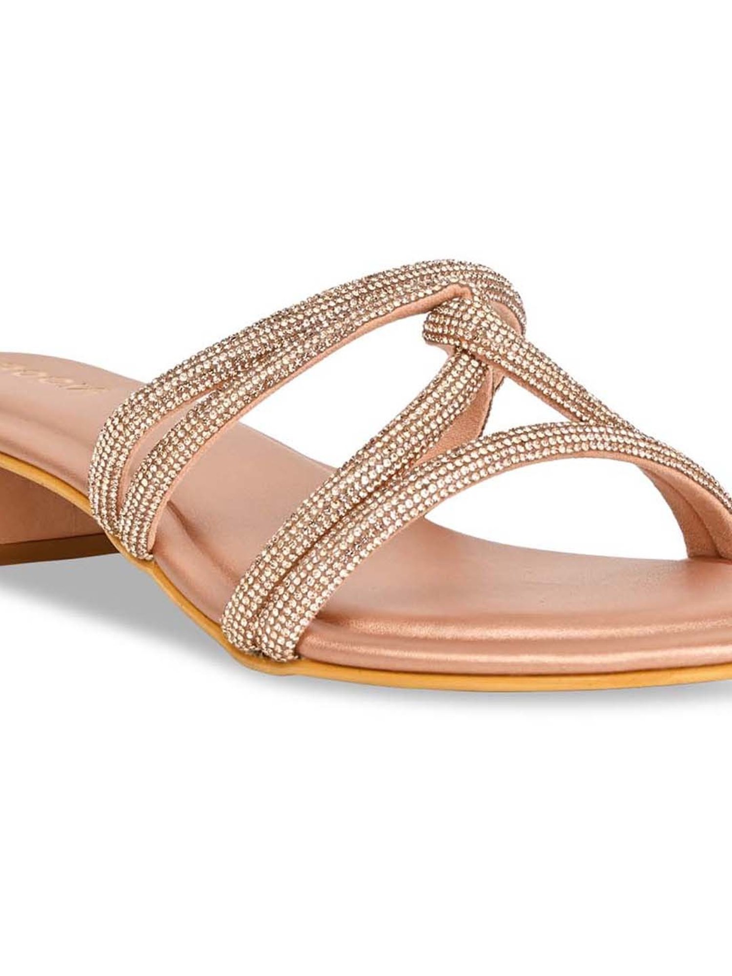 Rocia by Regal Women's Rose Gold Casual Sandals