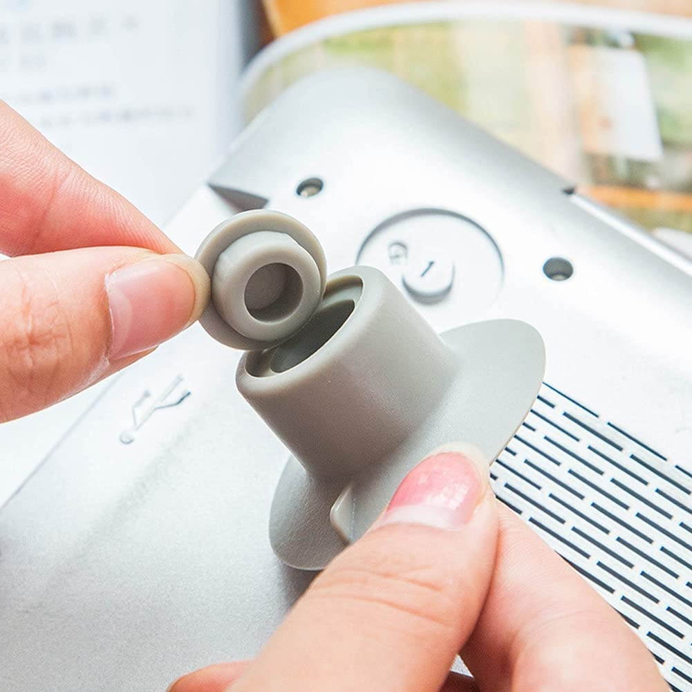 Denpetec Small Notebook Laptop Cooling Pads Skidproof Pad Cooler Stand, Laptop Skid-Proof Cooling Portable Cooler Stand Leg Feet(4pcs)