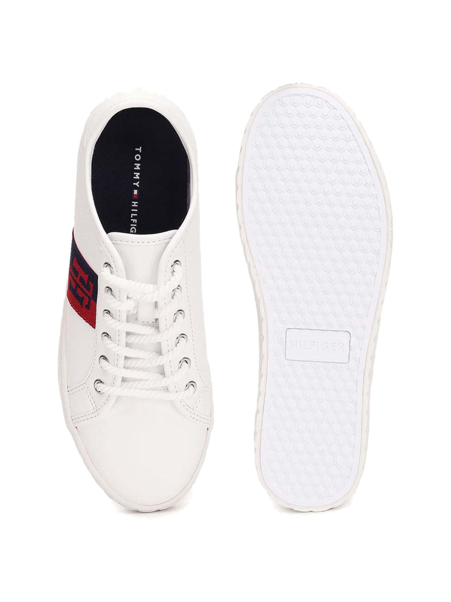 Tommy Hilfiger Women's White Casual Sneakers