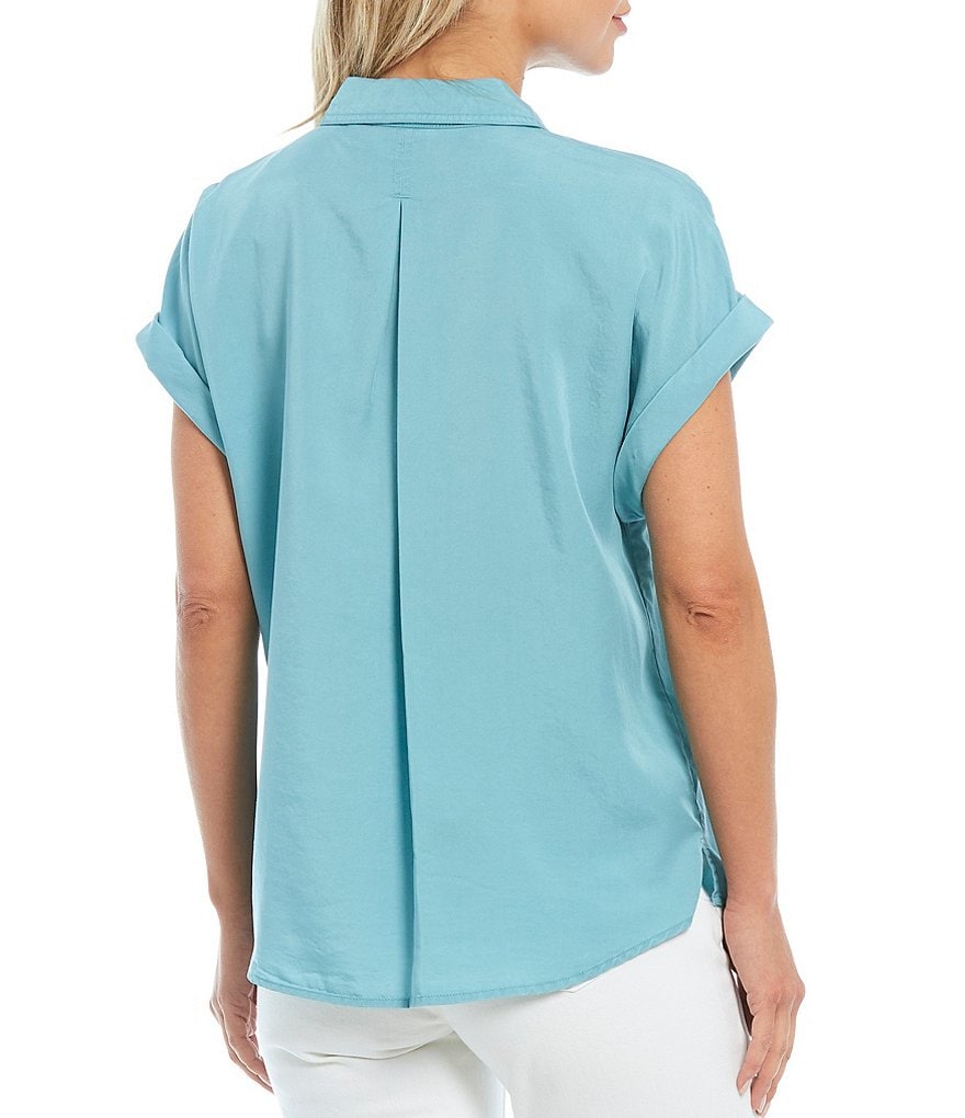 Westbound Button Up Short Sleeve Two Front Pocket Camp Shirt