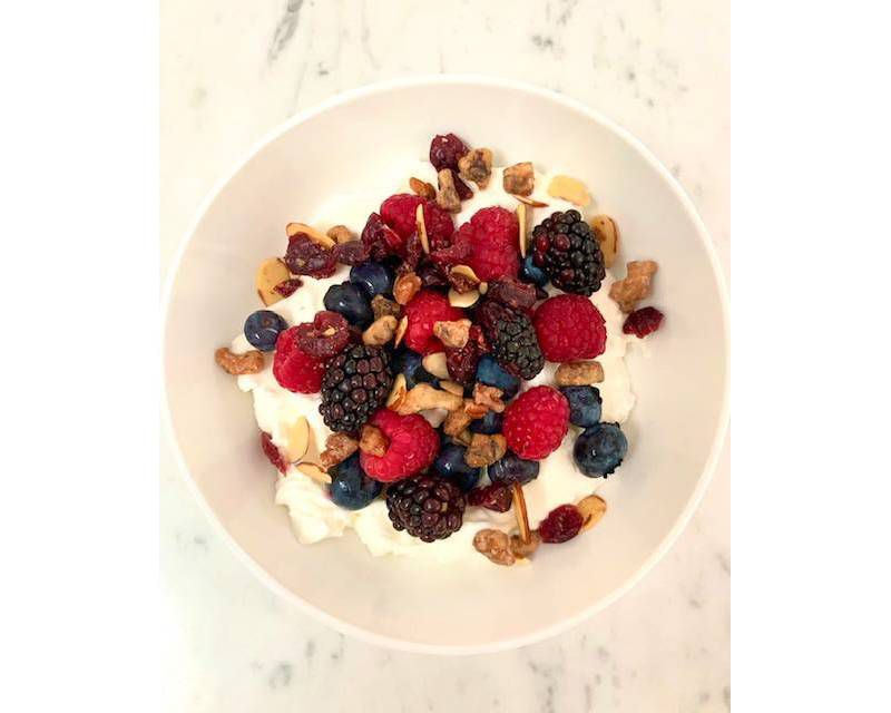 Salad Pizazz! Raspberry Flavored Cranberries & Glazed Walnuts Salad Topper - 4oz