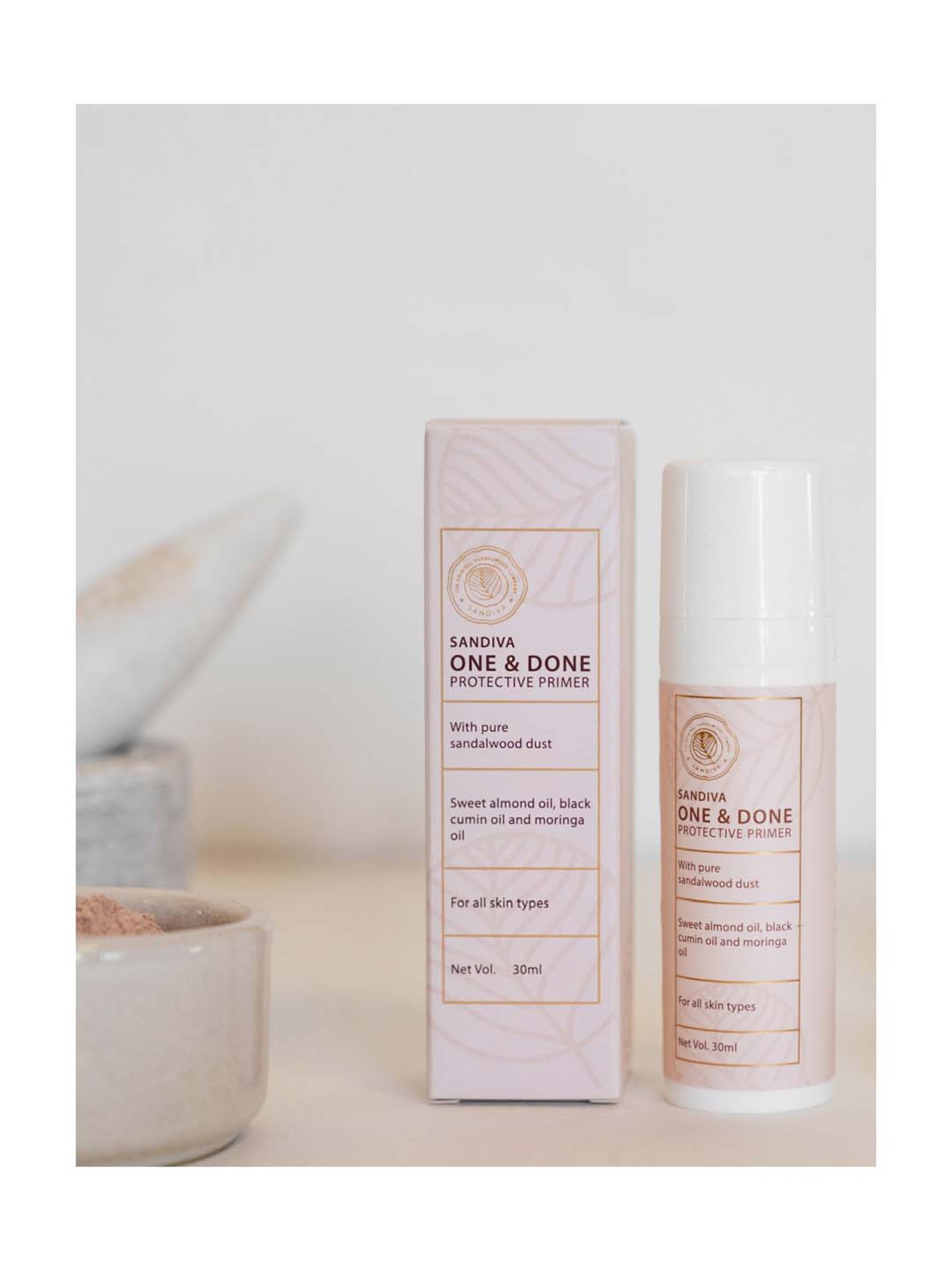 SANDIVA One & Done Protective Primer with Sandalwood - 30 ml