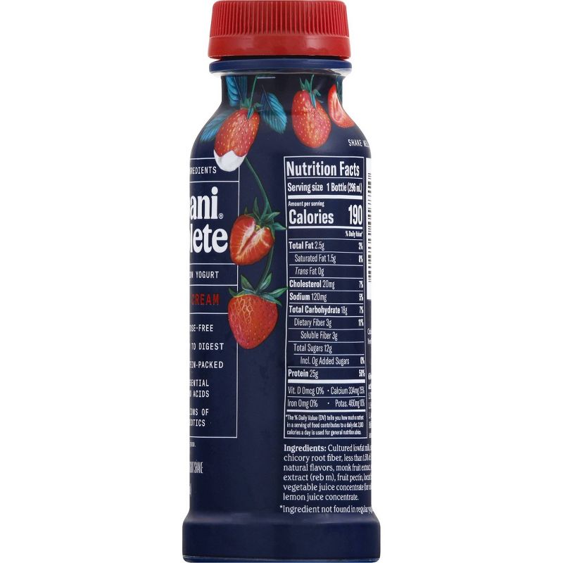 Chobani Complete Strawberry Cream Yogurt Shake - 10 fl oz