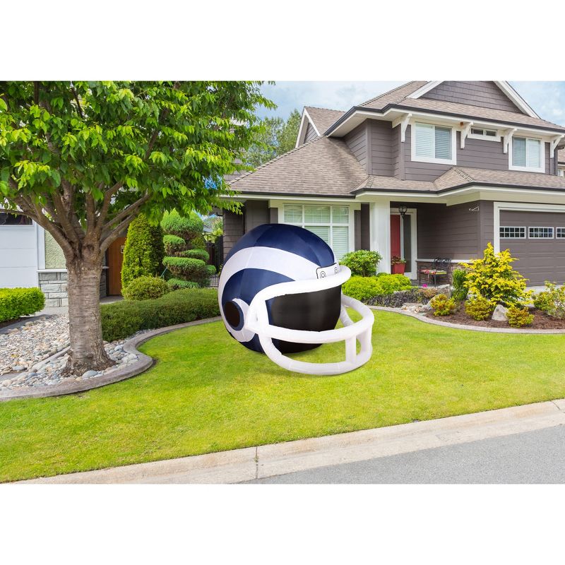 Fabrique NFL LA RAMS Team Inflatable Helmet   4 ft., 4 ft Tall, Blue