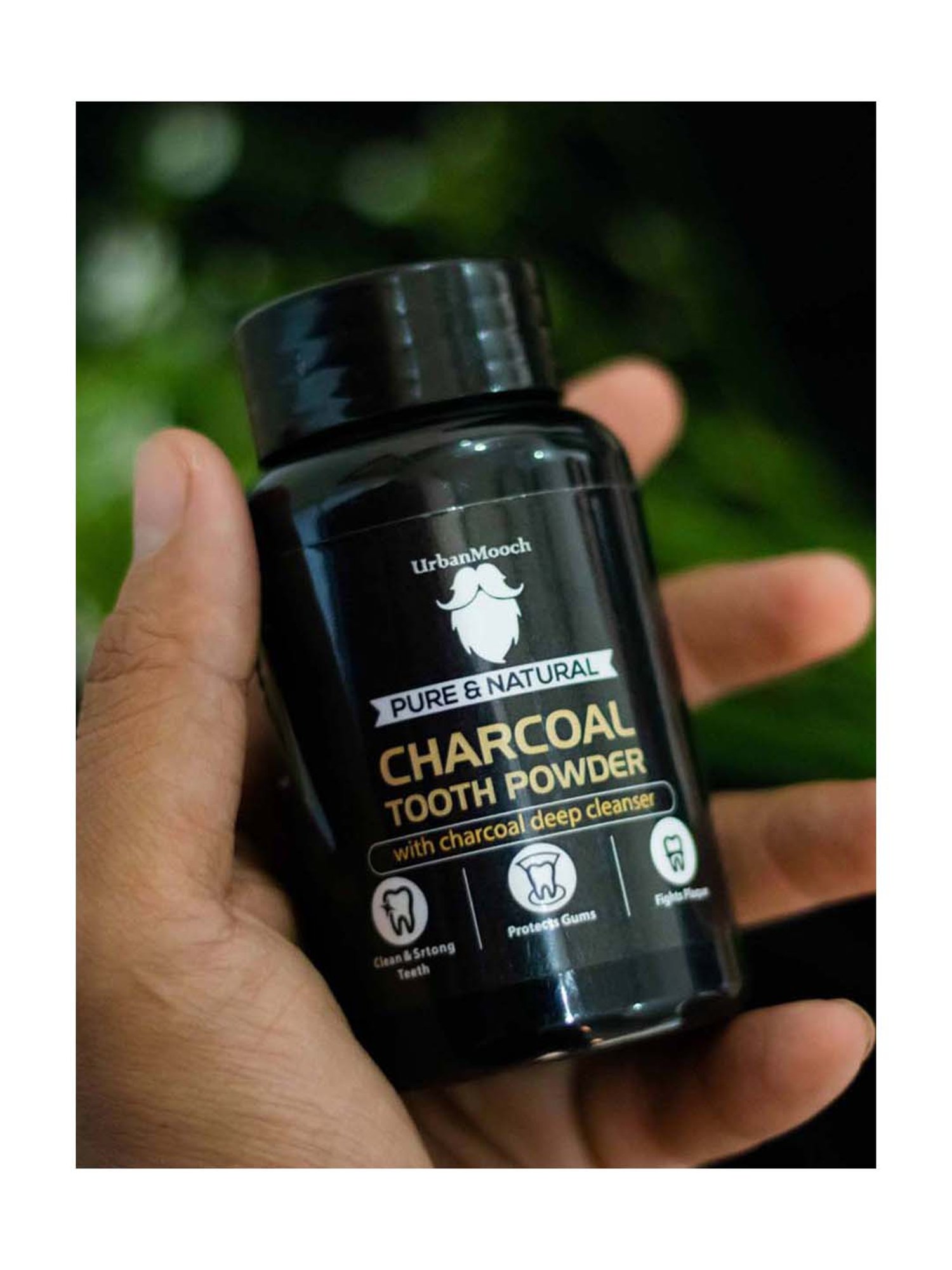 UrbanMooch Activated Charcoal Teeth Whitening Powder - 20 gm