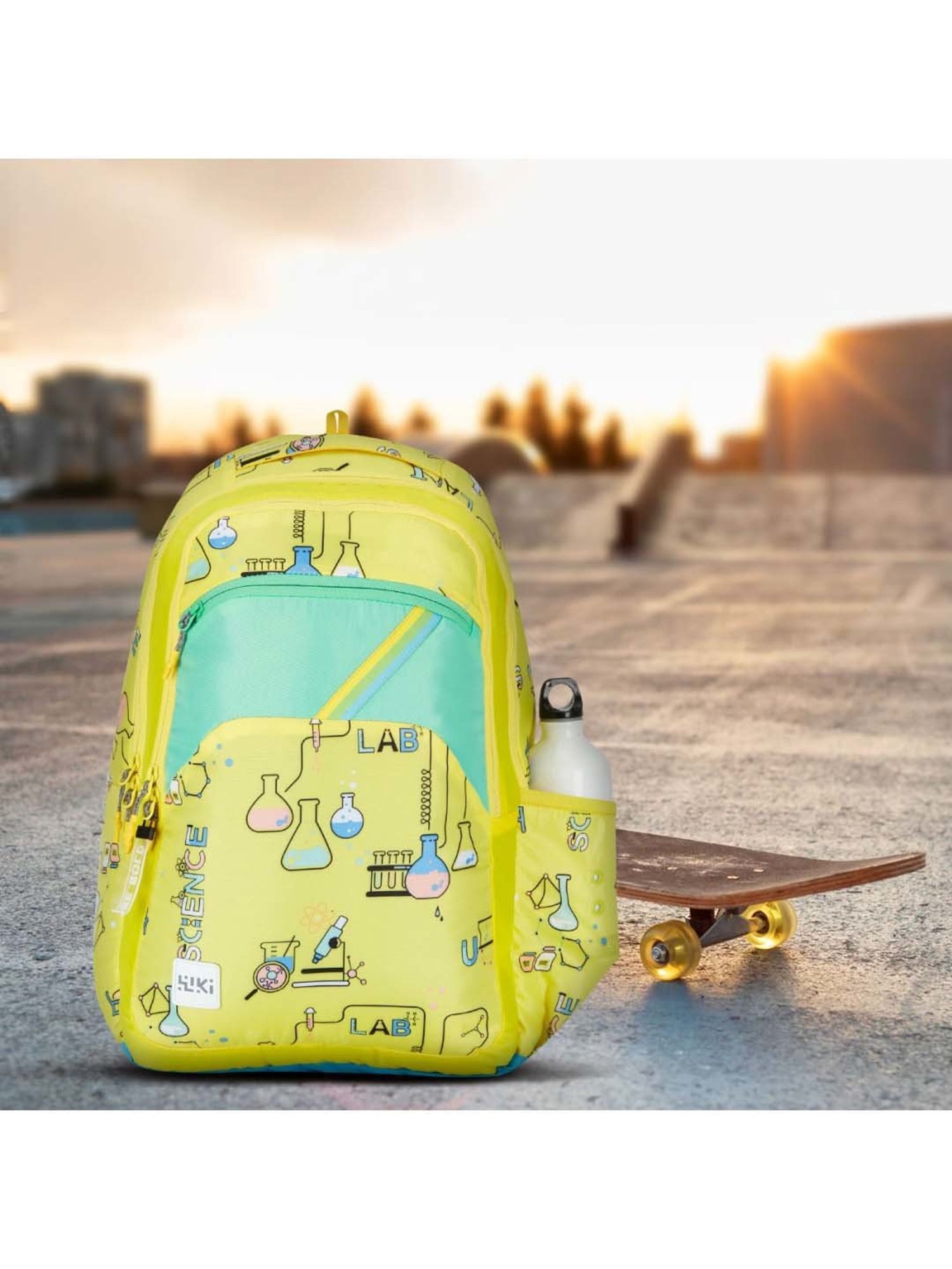 Wiki 29.5 Ltrs Yellow Medium Backpack