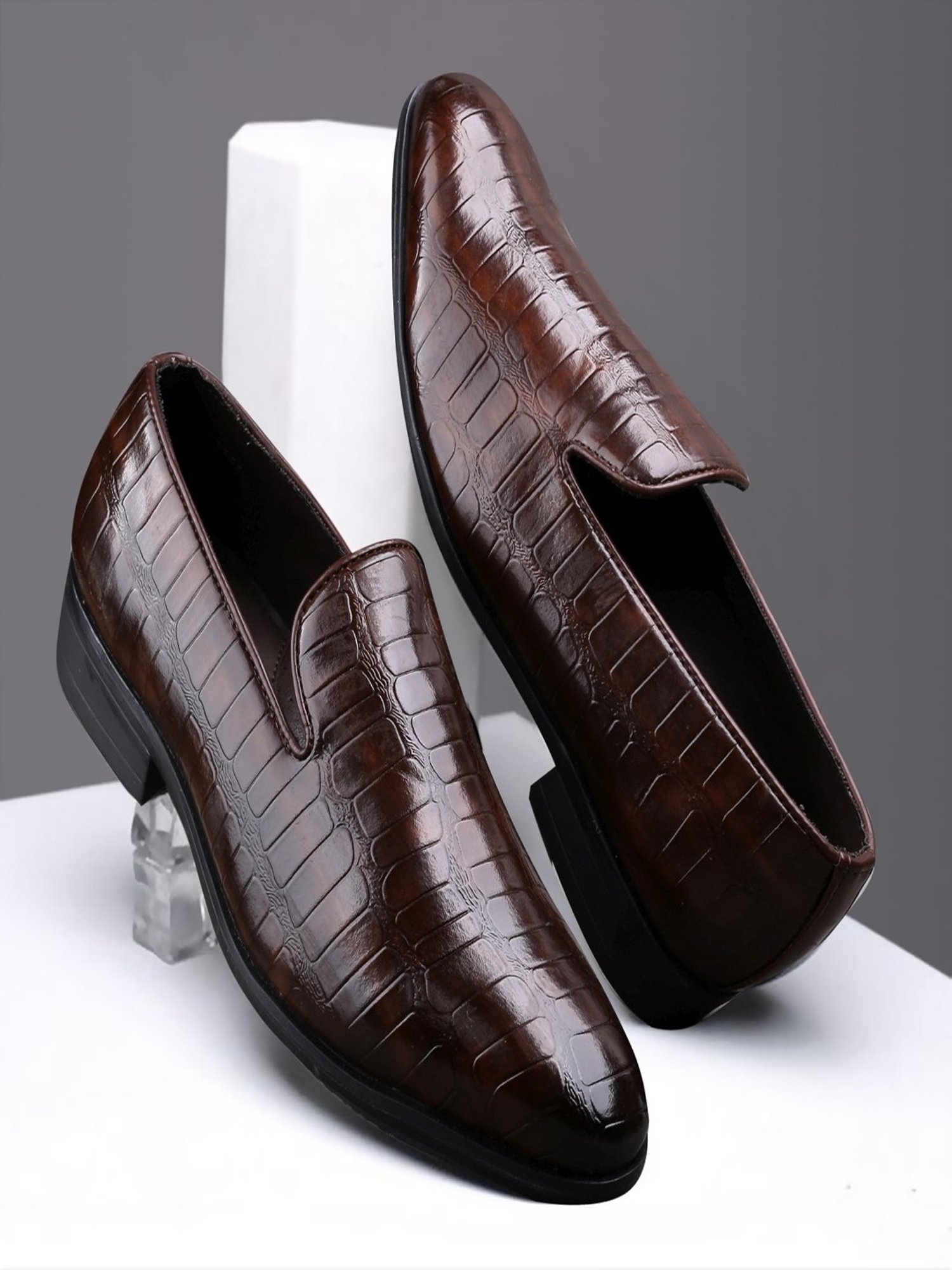 Bacca Bucci Men's NAPLES Brown Formal Loafers