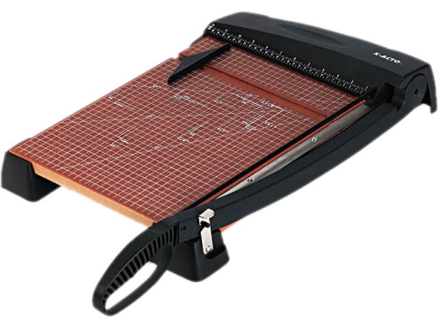 X-ACTO 26315 Heavy-Duty Paper Trimmer, 10 Sheets, Wood Base, 12" x 15"