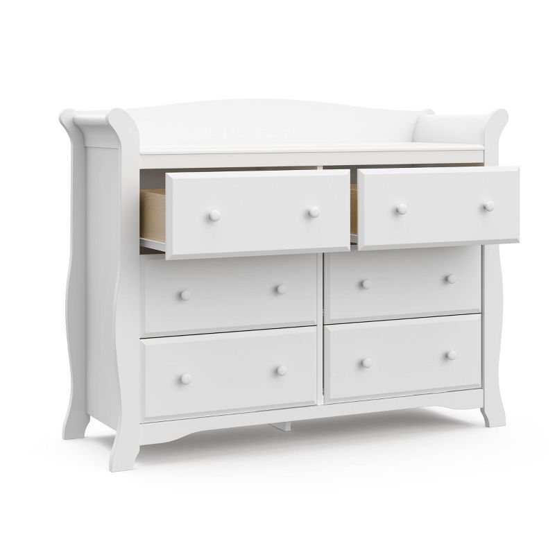 Storkcraft Avalon 6 Drawer Dresser - White