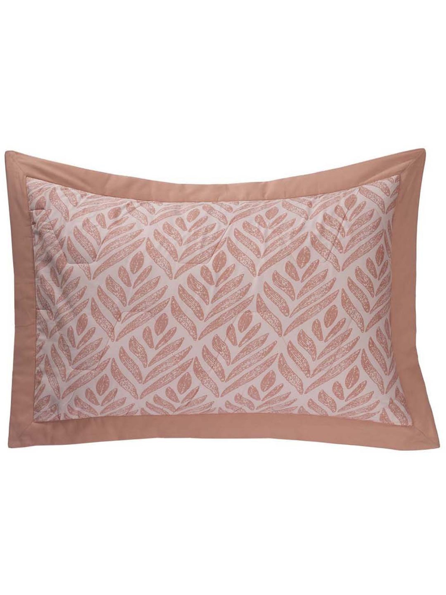 HOSTA HOMES Ultrasonic Abstract Brown 280 TC Polyvelvet Pillow Cover