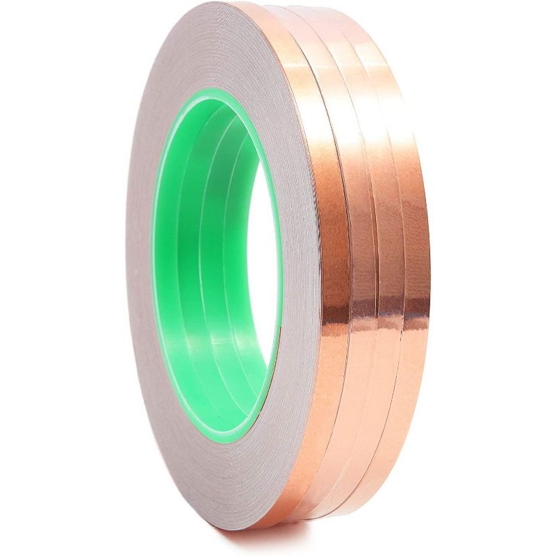 Bright Creations 4 Pack Copper Foil Tape with Conductive Adhesive for Guitar and EMI Shielding, Crafts, Electrical Repairs (1/4", 108ft)