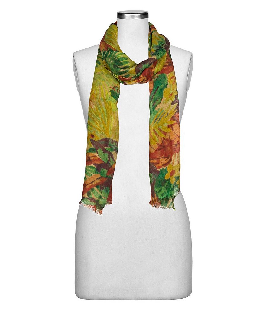 Echo Hammered Silk Oblong Scarf