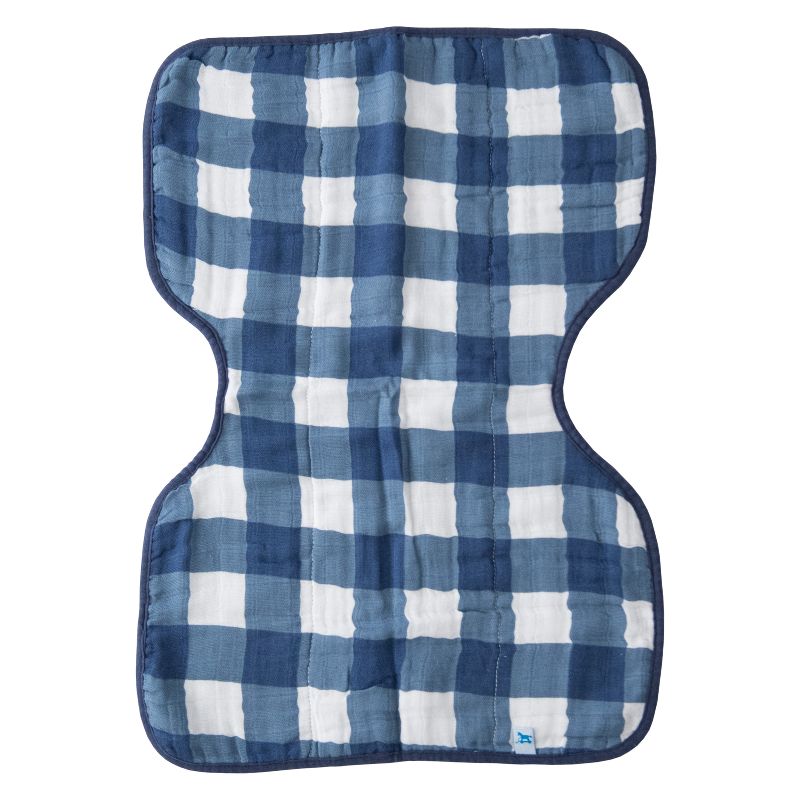 Little Unicorn 4-Layer Cotton Muslin Burp Cloth - Jack Plaid