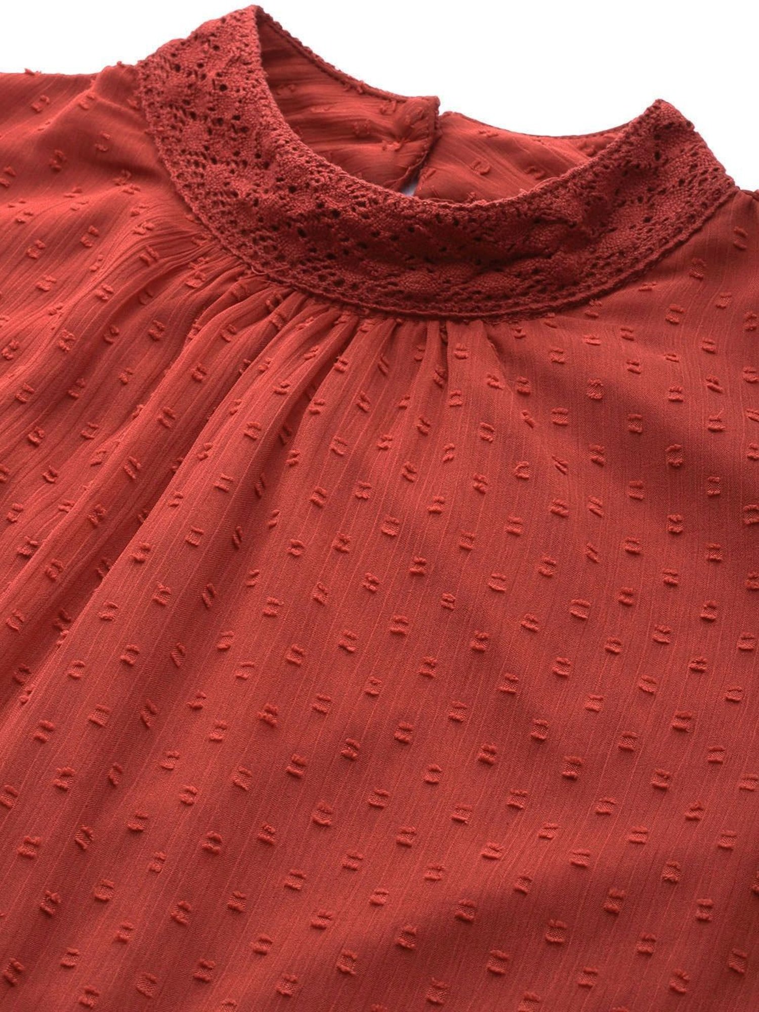 Melon by PlusS Rust Regular Fit Top