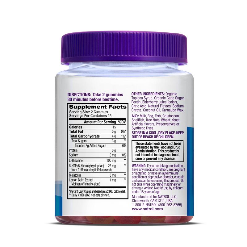 Natrol Relaxia Night Calm Gummies - Berry - 50ct