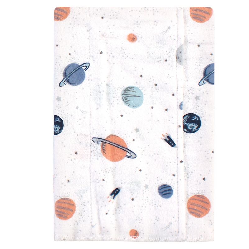 Hudson Baby Unisex Baby Cotton Terry Drooler Bibs with Fiber Filling, Neutral Woodland, One Size