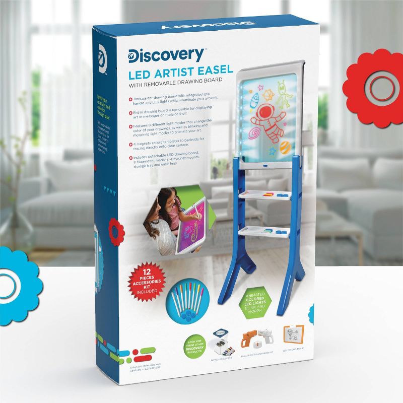 Floor Standing Toy Easel Light Designer - Discovery Kids