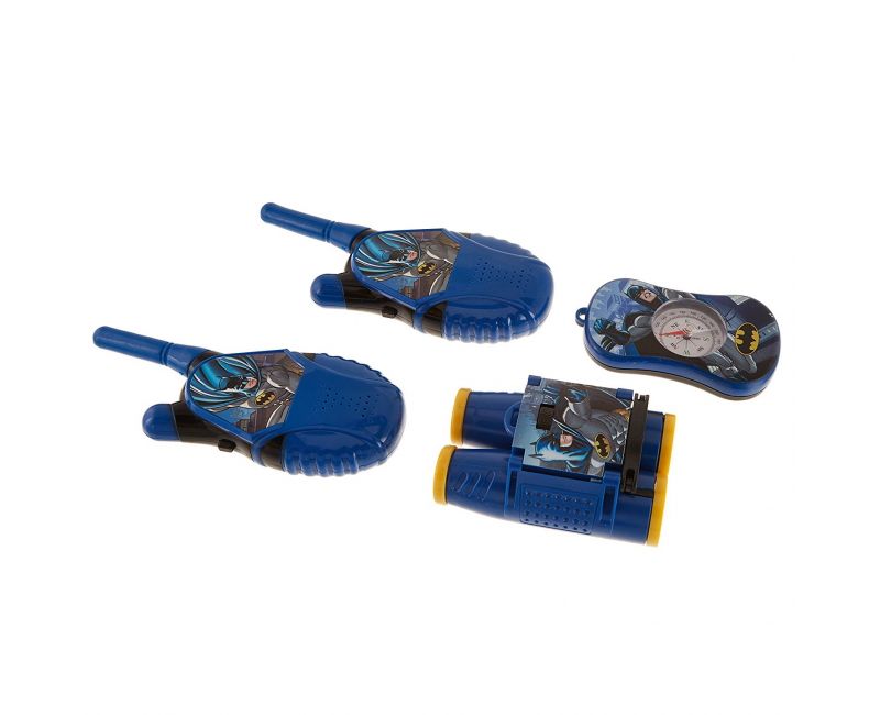 Batman Walki Talki Outdootr 4 Piece Adventure Kit