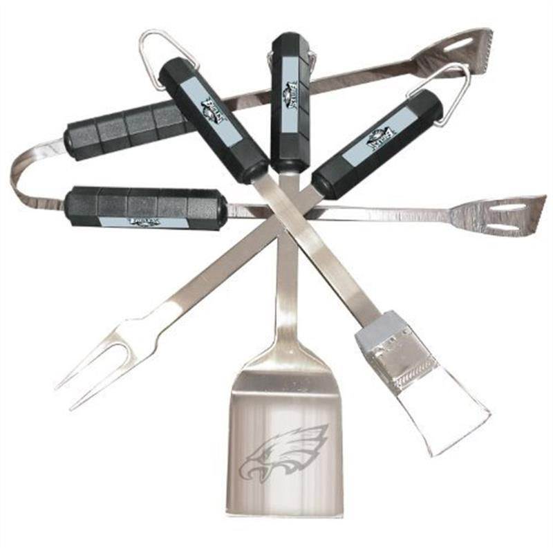Siskiyou Sports 78117 Philadelphia Eagles- 4 Piece Bbq Set