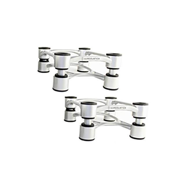 IsoAcoustics Aperta 200 Stand for Studio Monitor and Speakers, Pair, Silver
